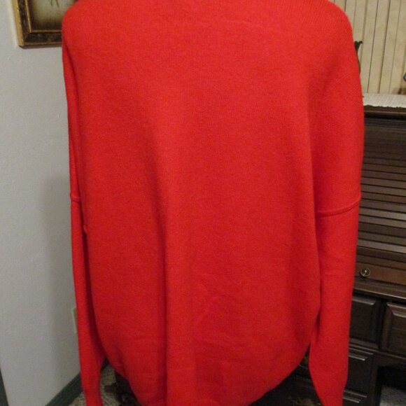 Vince Camuto Be Mine Valentine Oversized Ultra Soft Fit Long Sleeved Sweater XL - Picture 4 of 5